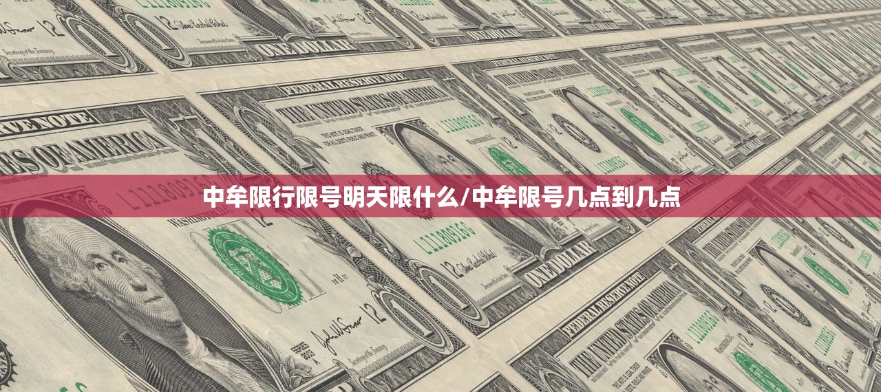 中牟限行限号明天限什么/中牟限号几点到几点 中牟限行限号明天限什么/中牟限号几点到几点