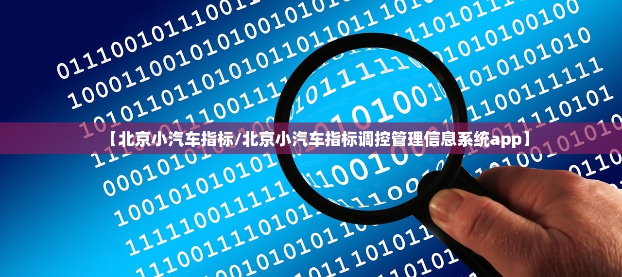 【北京小汽车指标/北京小汽车指标调控管理信息系统app】 【北京小汽车指标/北京小汽车指标调控管理信息系统app】
