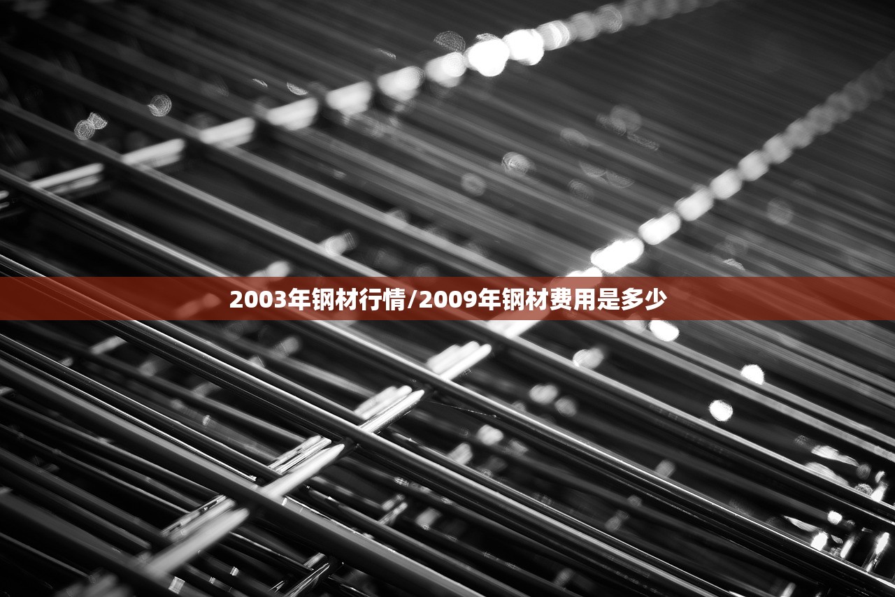 2003年钢材行情/2009年钢材费用是多少